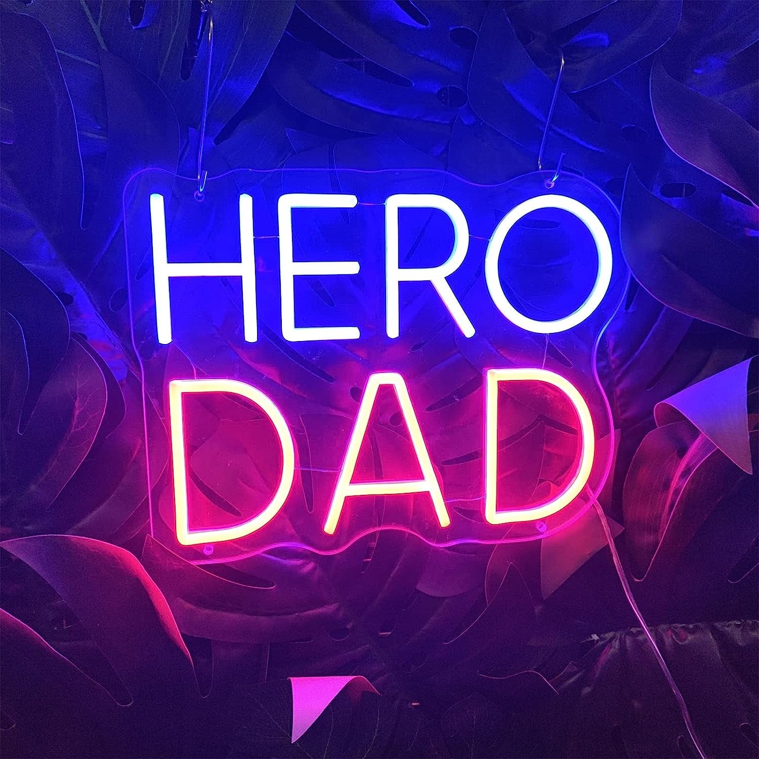Hero Dad LED neon light