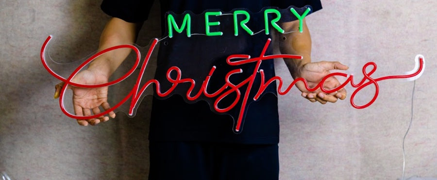 Merry Christmas Neon Sign Light