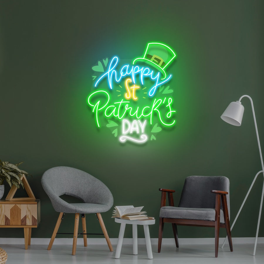 These Saint Patrick's Day neon sign ideas are strong and long-lasting
