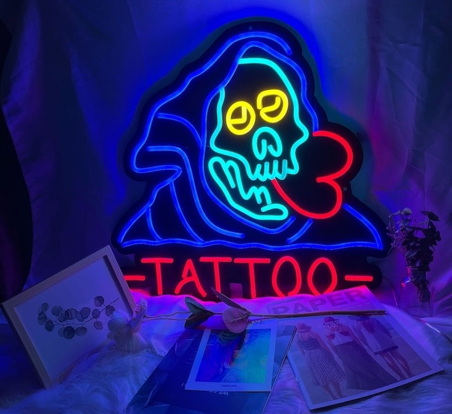 Tattoo Shop LED Neon Signs to display your own artwork 