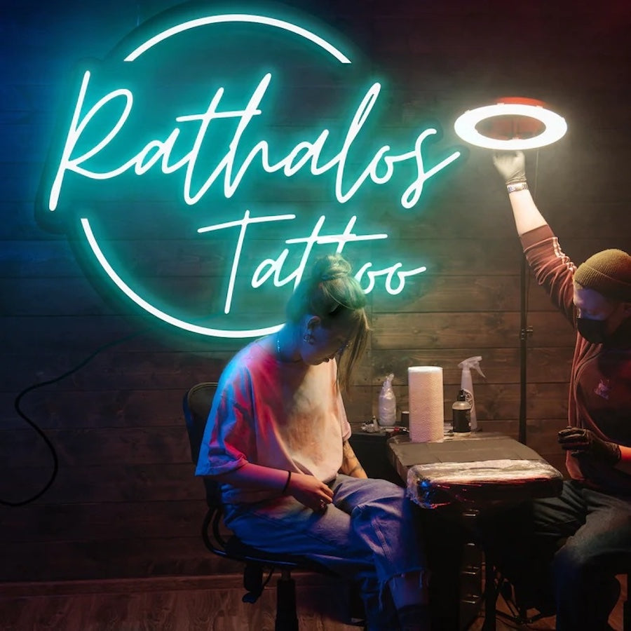 Design Tattoo Shop LED Neon Signs with your shop’s logo