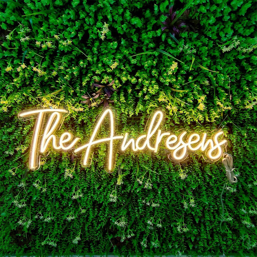 The Andresens Led neon sign