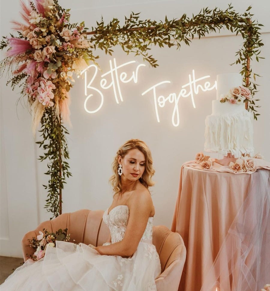 wedding neon sign