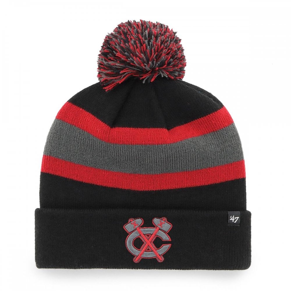 Chicago Blackhawks Black Breakaway Beanie Knit