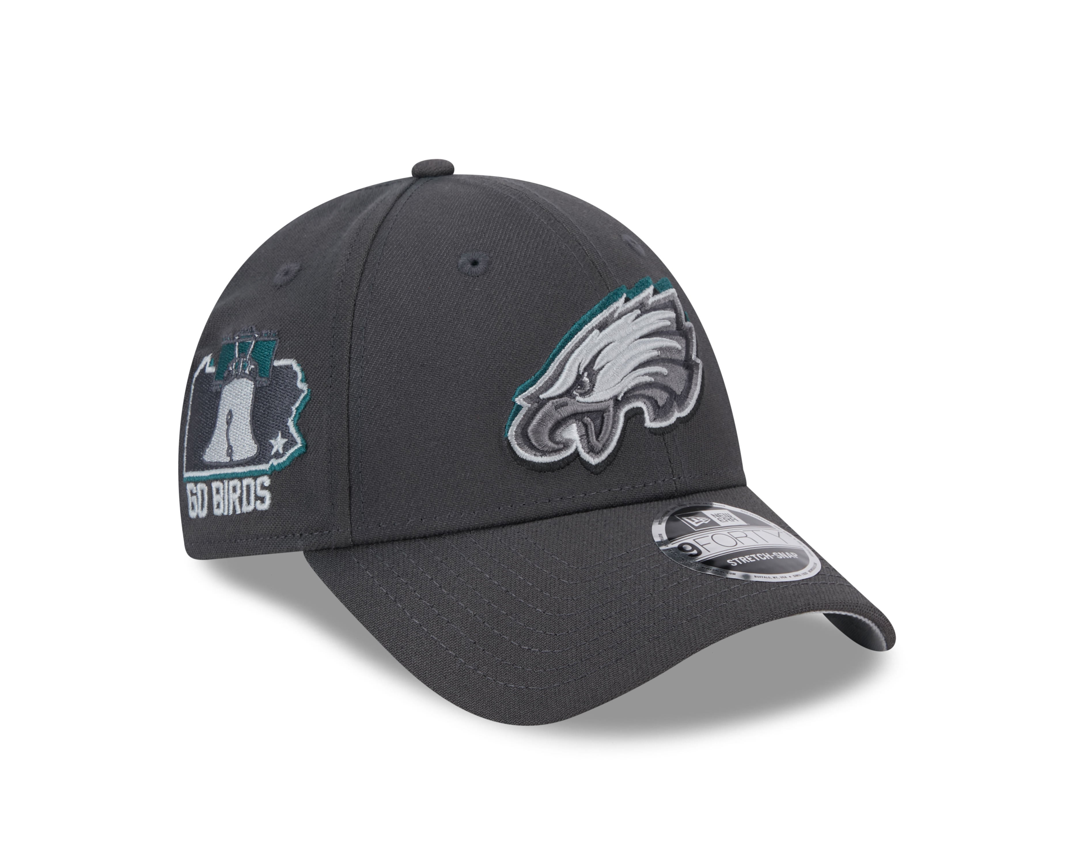 Philadelphia Eagles 2024 Draft 9Forty Stretch Snapback Cap