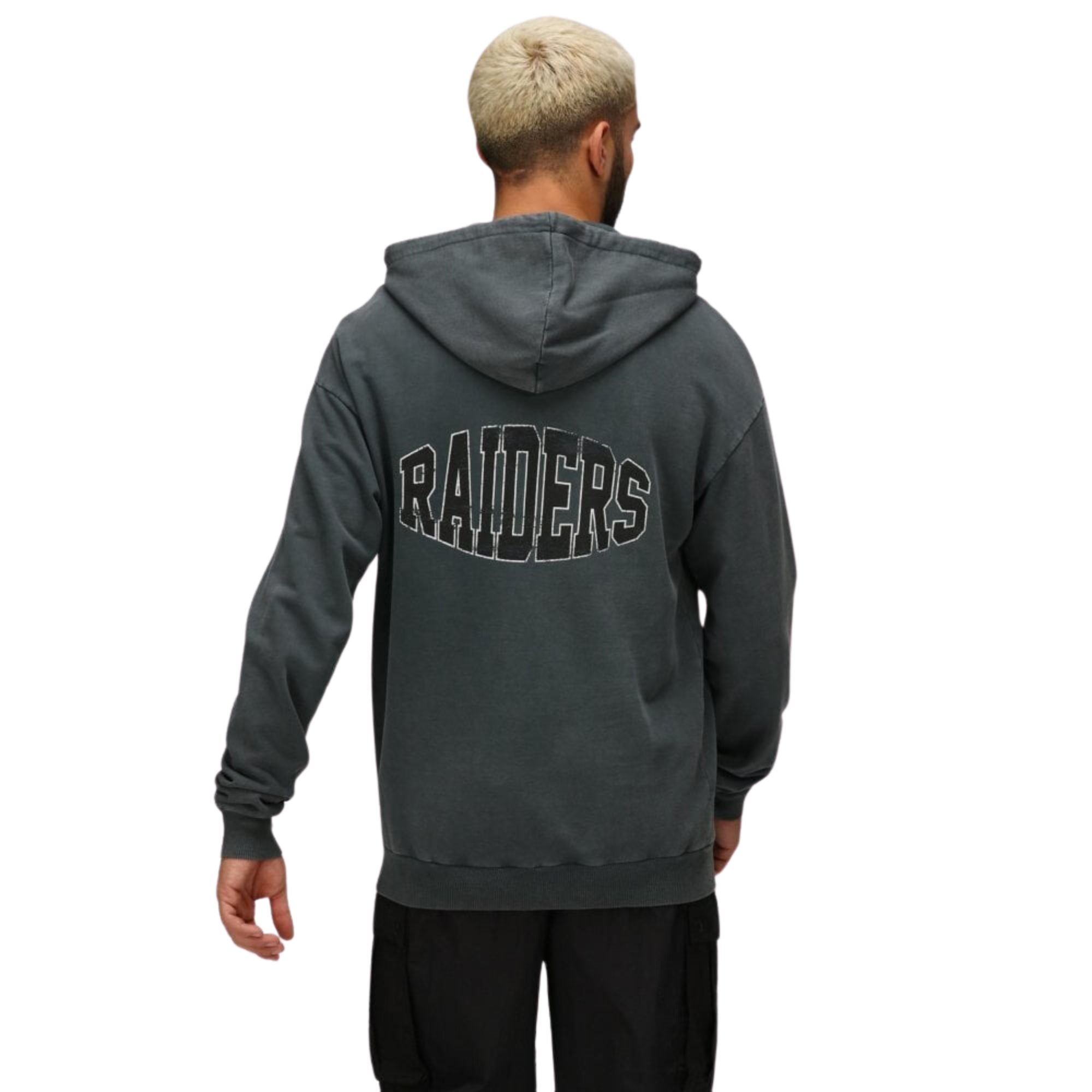 Las Vegas Raiders Helmet Chest College Backprint Hoodie