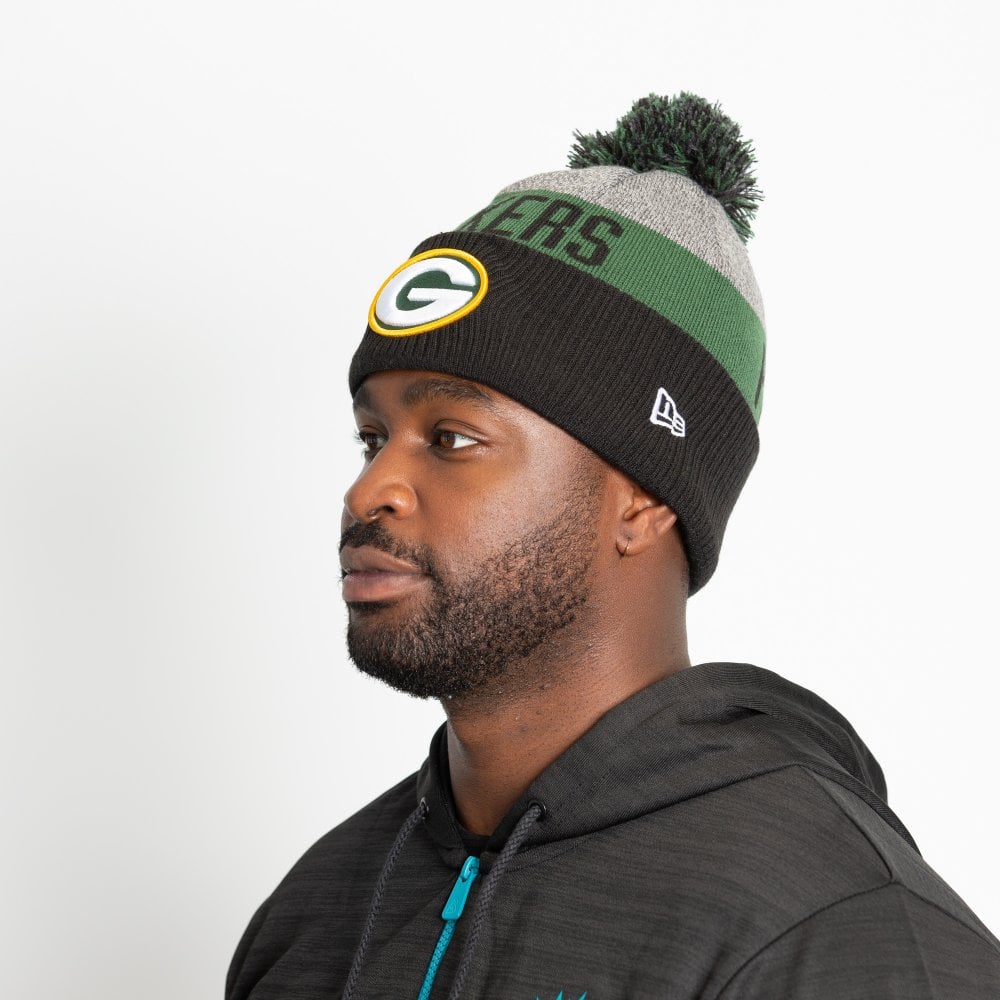 Green Bay Packers Colour Stripe Beanie Sport Knit