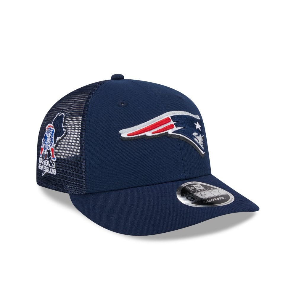 New England Patriots 2024 Draft Low Profile 9FIFTY Snapback Cap