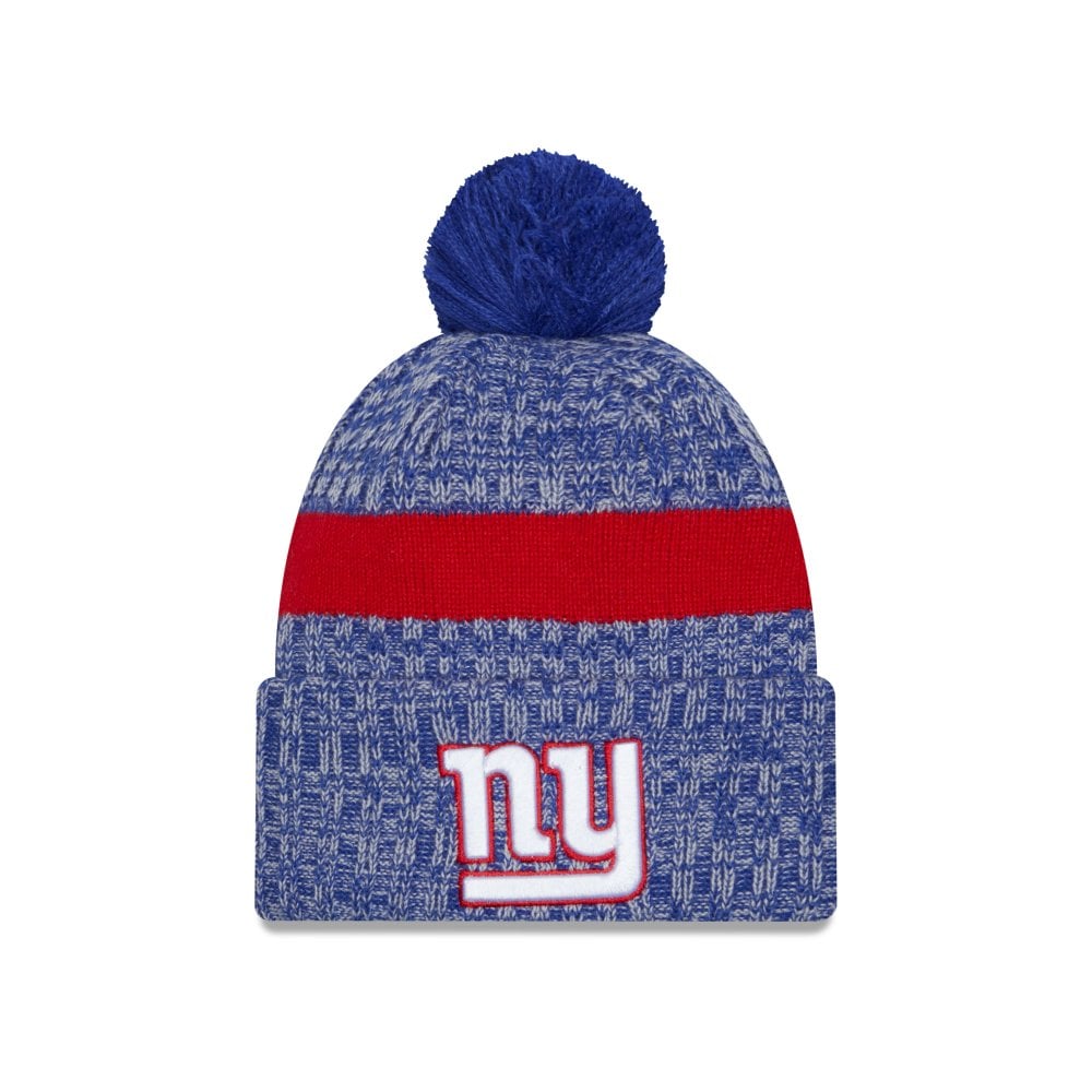 New York Giants NFL On Field Sideline 2023 Bobble Knit Hat