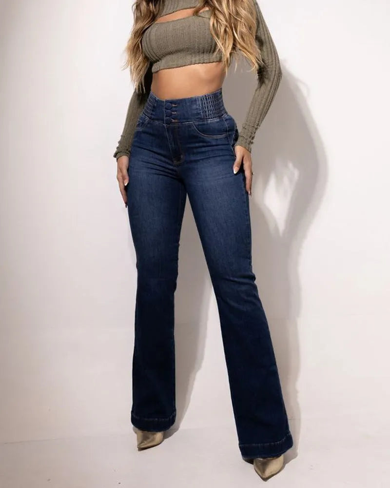 Kit 2 Calças Jeans Ultra Modeladoras Flare 6
