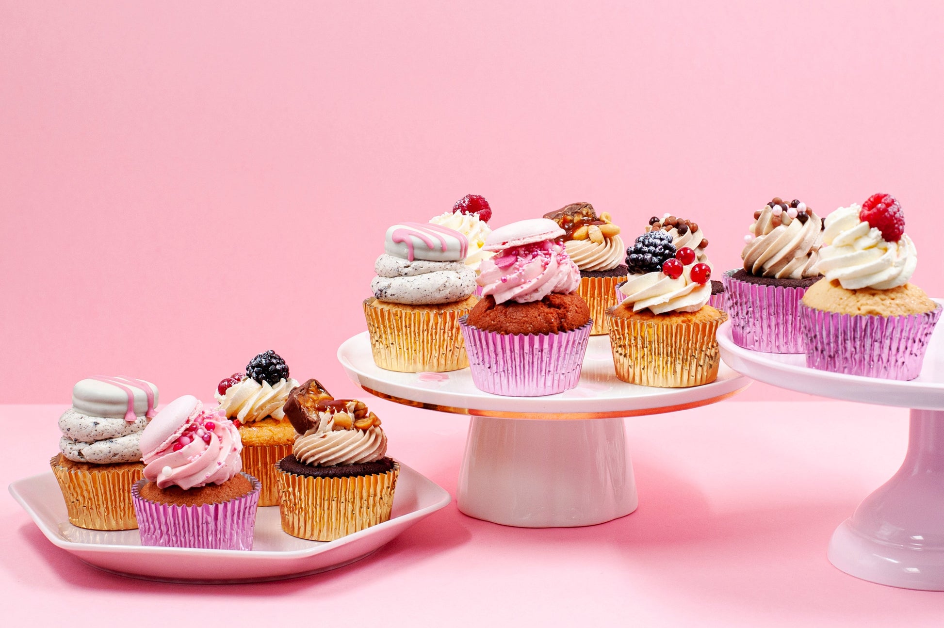 Bijna Word gek belediging Cupcakes - variatie 12 stuks – 't Suikerhuys