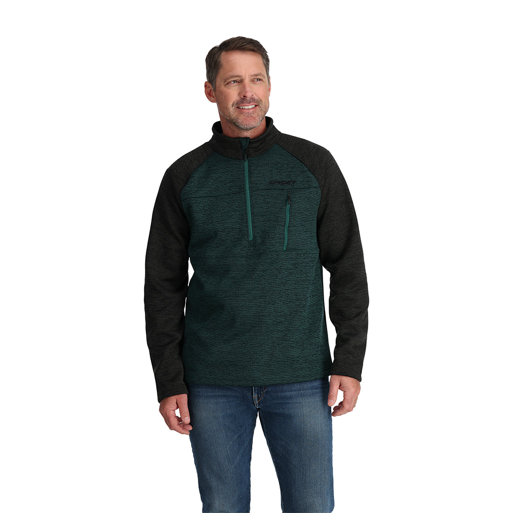 Mens Encore Half Zip - Cypress Green