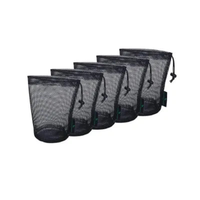 5pcs Nylon Mesh Bag Stuff Sack Golfball Pot Outdoor Tools
