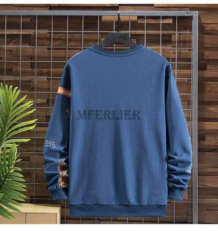 autumn winter men fashion sweatshirts letter high street