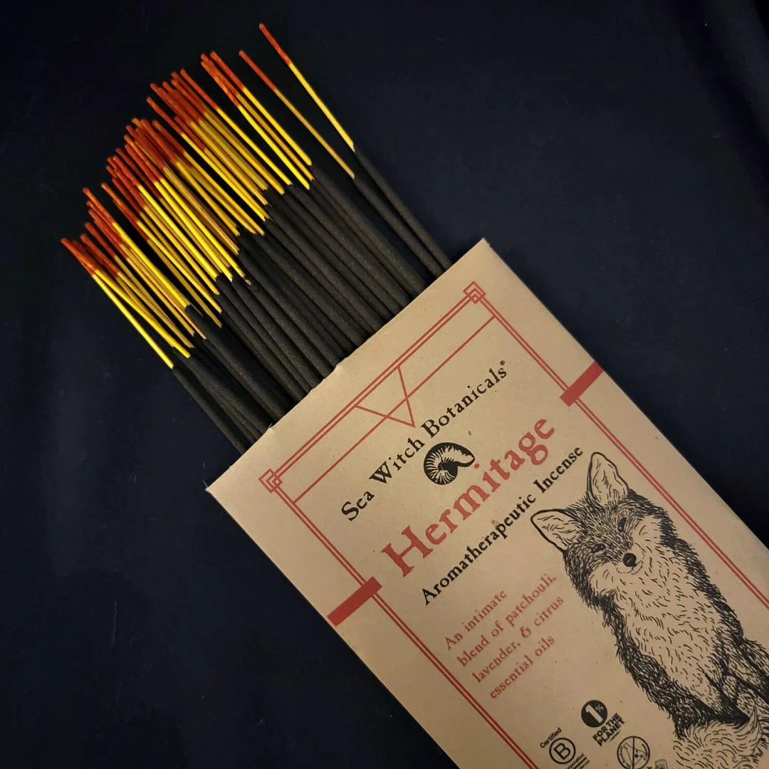 Hermitage Essential Oil Incense from Sea Witch Botanicals