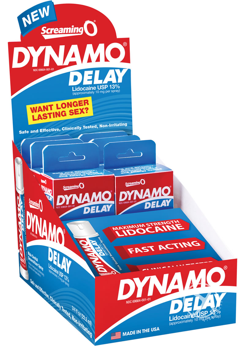 Dynamo Delay Spray 6 Packs Per Pop