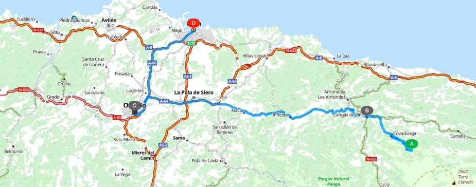 ruta por asturias
