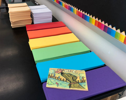 Sketchbook DIY for the elementary art room