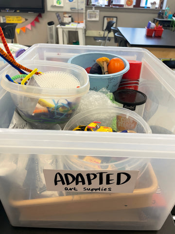 How to Create a Grab and Go Adapted Art Bin – Art With Mrs. E