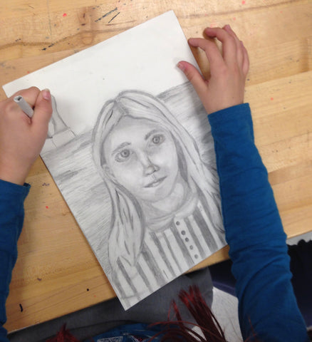 Arts Integrated self portrait lesson tied to History