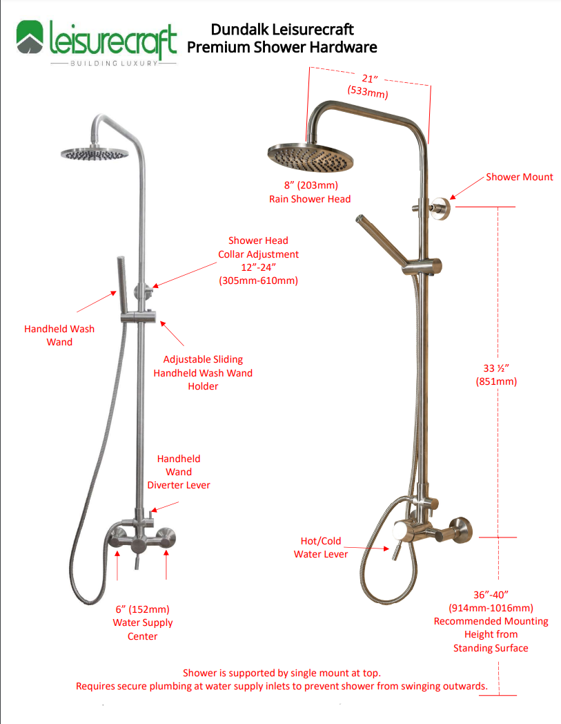 Shower Fixture Installation