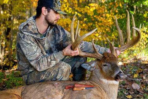 Dustin Huff with Largest Typical Whitetail in the United States