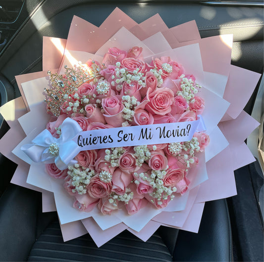 50 Pink Novia Ramo! – bloomqueenlv