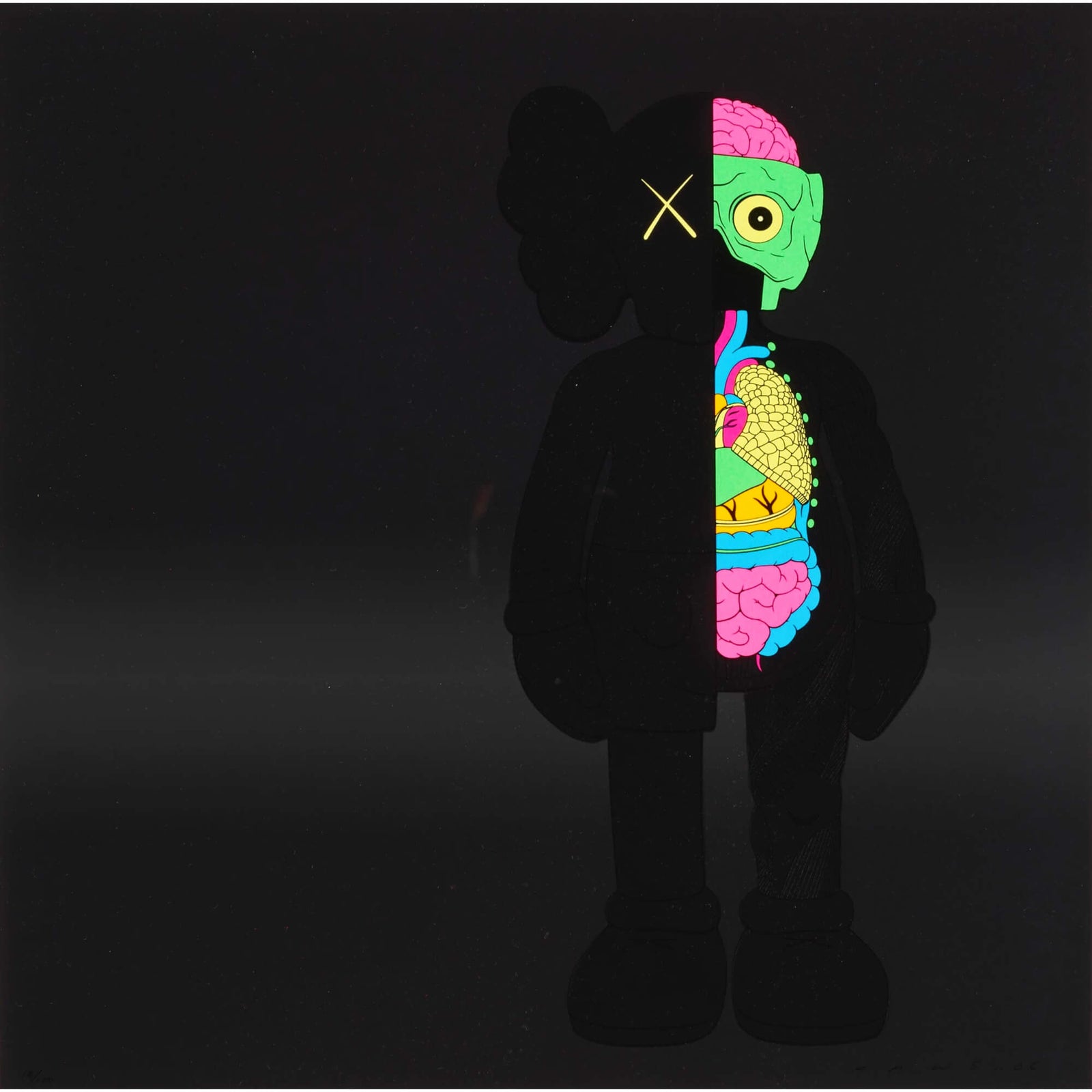 KAWS Red Bones Canvas – Hyped Art