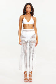 Triasa Halter Knitted Skirt Bikini Set