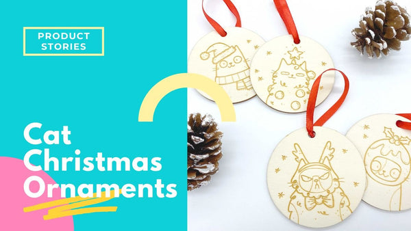Cat Christmas ornaments