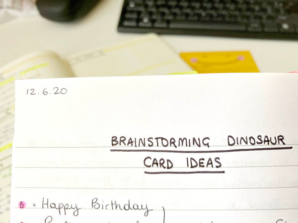 PRODUCT STORIES - Dinosaur Birthday Cards