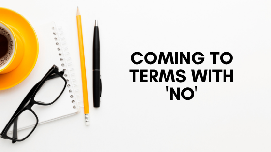 Coming to terms with 'no'