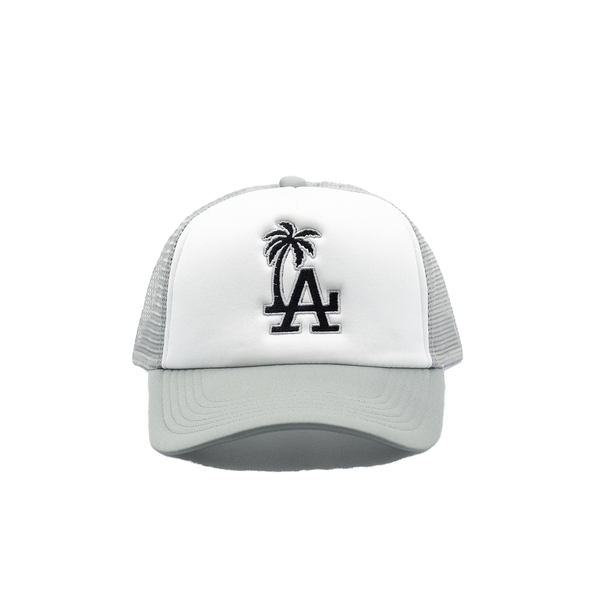 Black LA Palm Tree L – TruckerHatme