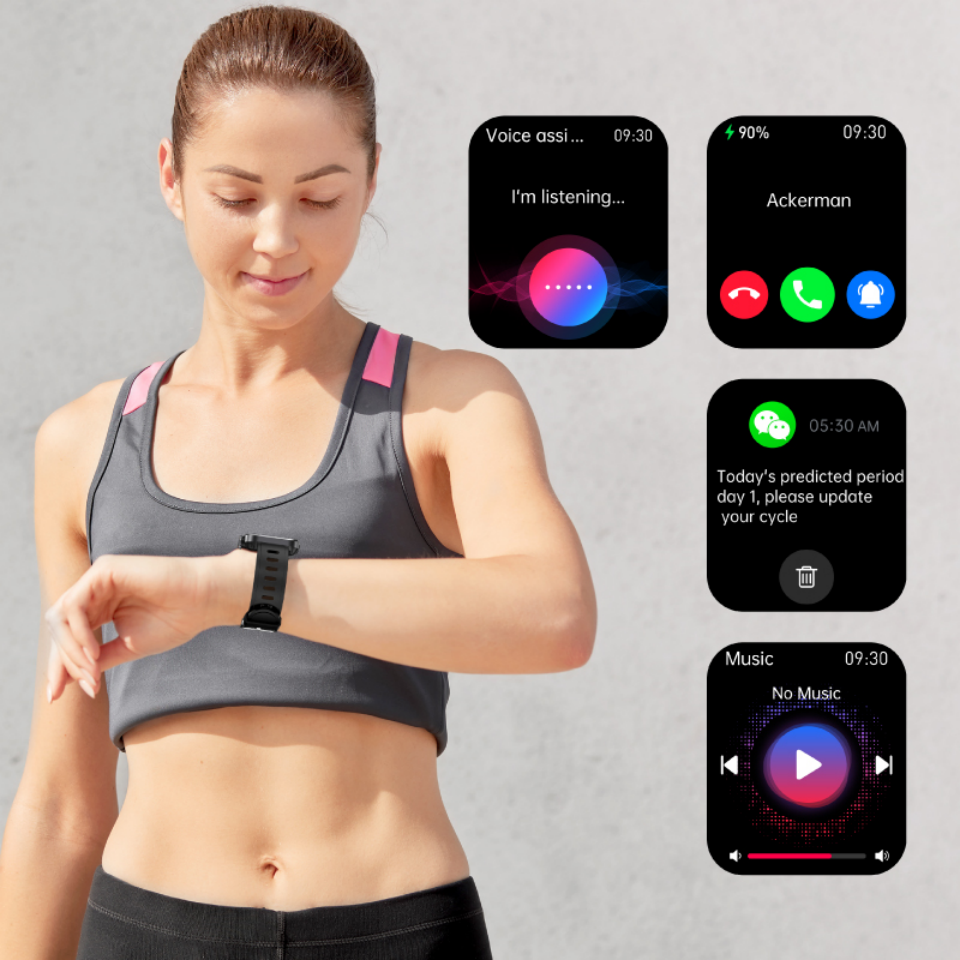 Best android fitness tracker smart watch for women and men - Fitaos