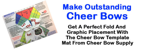 cheer bow template