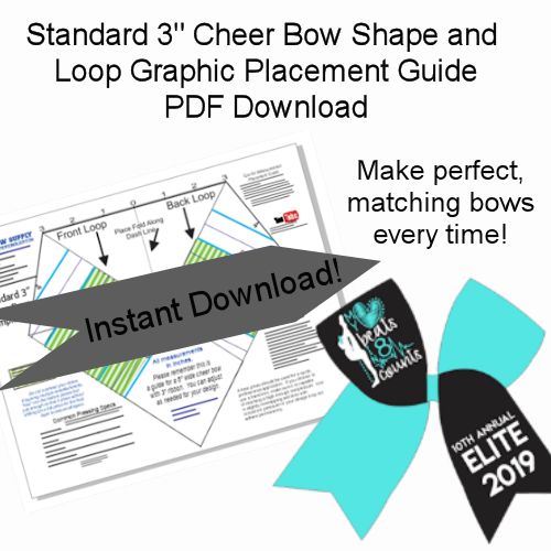 Printable Free Printable Printable Cheer Bow Template