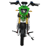 Epicmoto 2000W 60V Lithium Powered Brush-less Electric Off Road Enduro Dirt Bike - Green