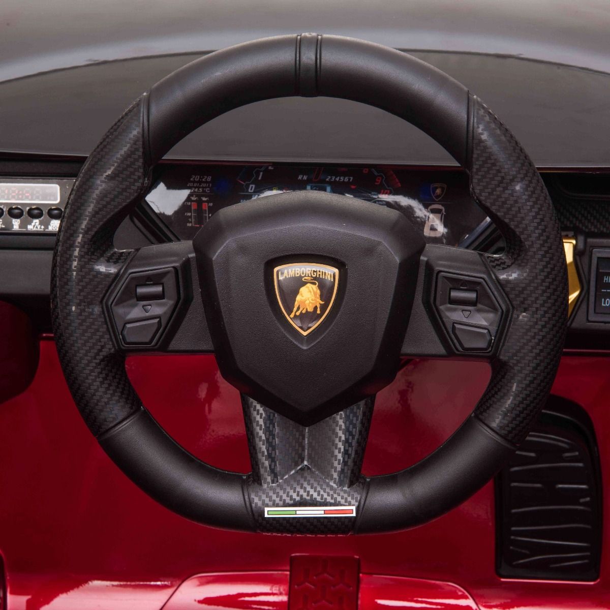 Licensed Lamborghini Sian 12V Children’s Electric Ride On Car - Red