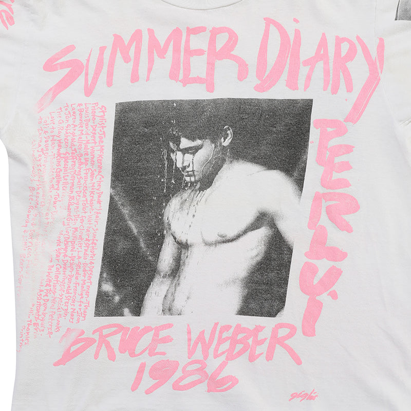 80s Summer diary Photography by Bruce Weber for Per lui t shirt