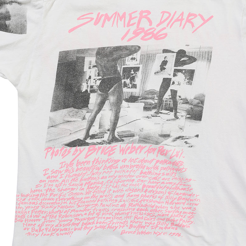 80s Summer diary Photography by Bruce Weber for Per lui t shirt