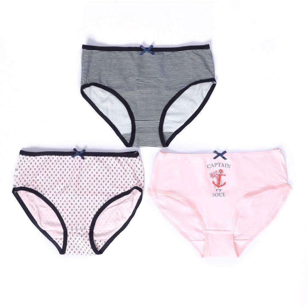 Pack of 3 Colored Brief Panties