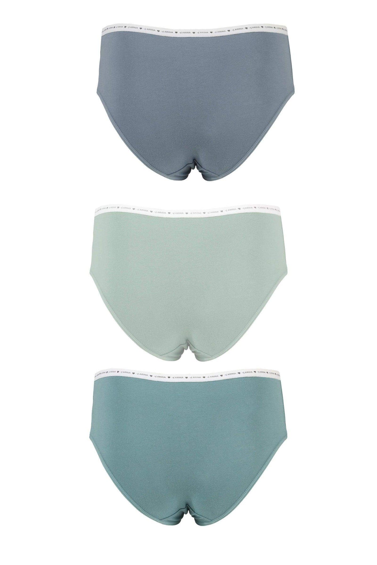 High Waisted Briefs - Pack of 3