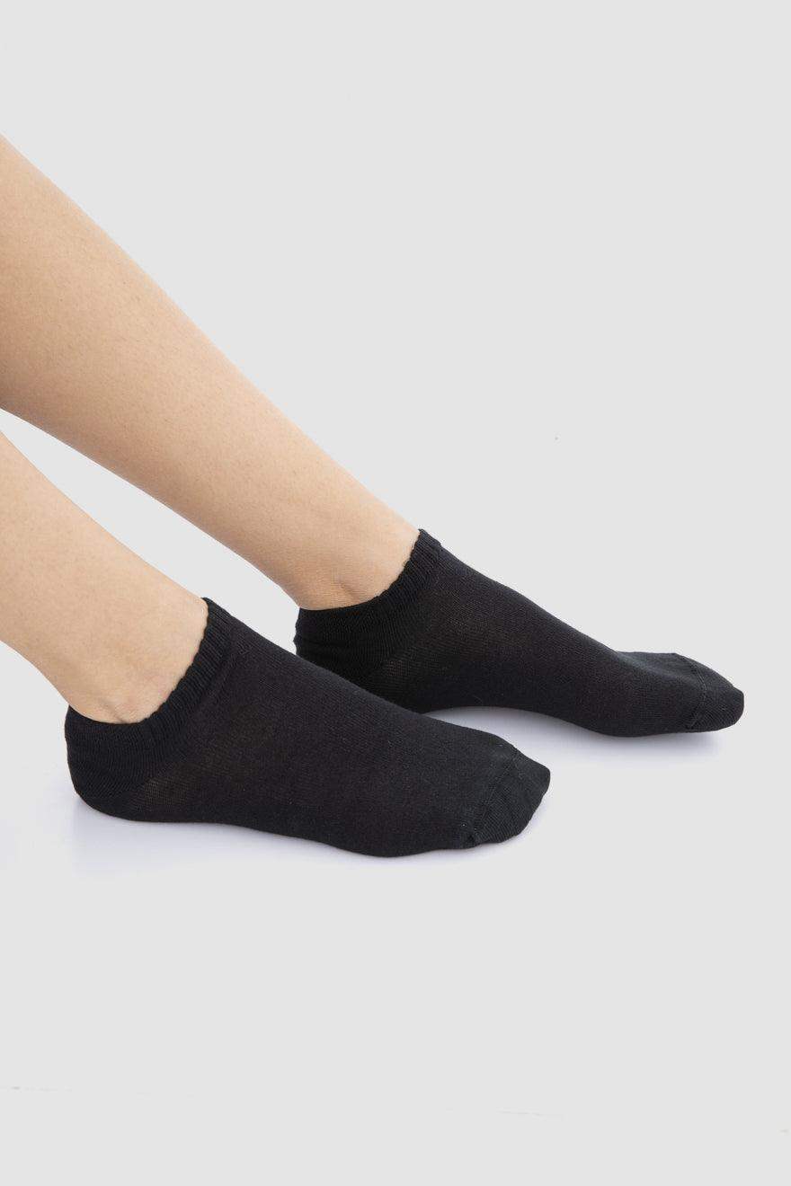 Plain Ankle Socks - 5 Pairs