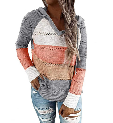 Long sleeve hoodie sweater