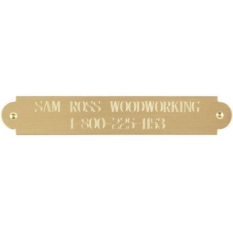 Engraved Name Plates