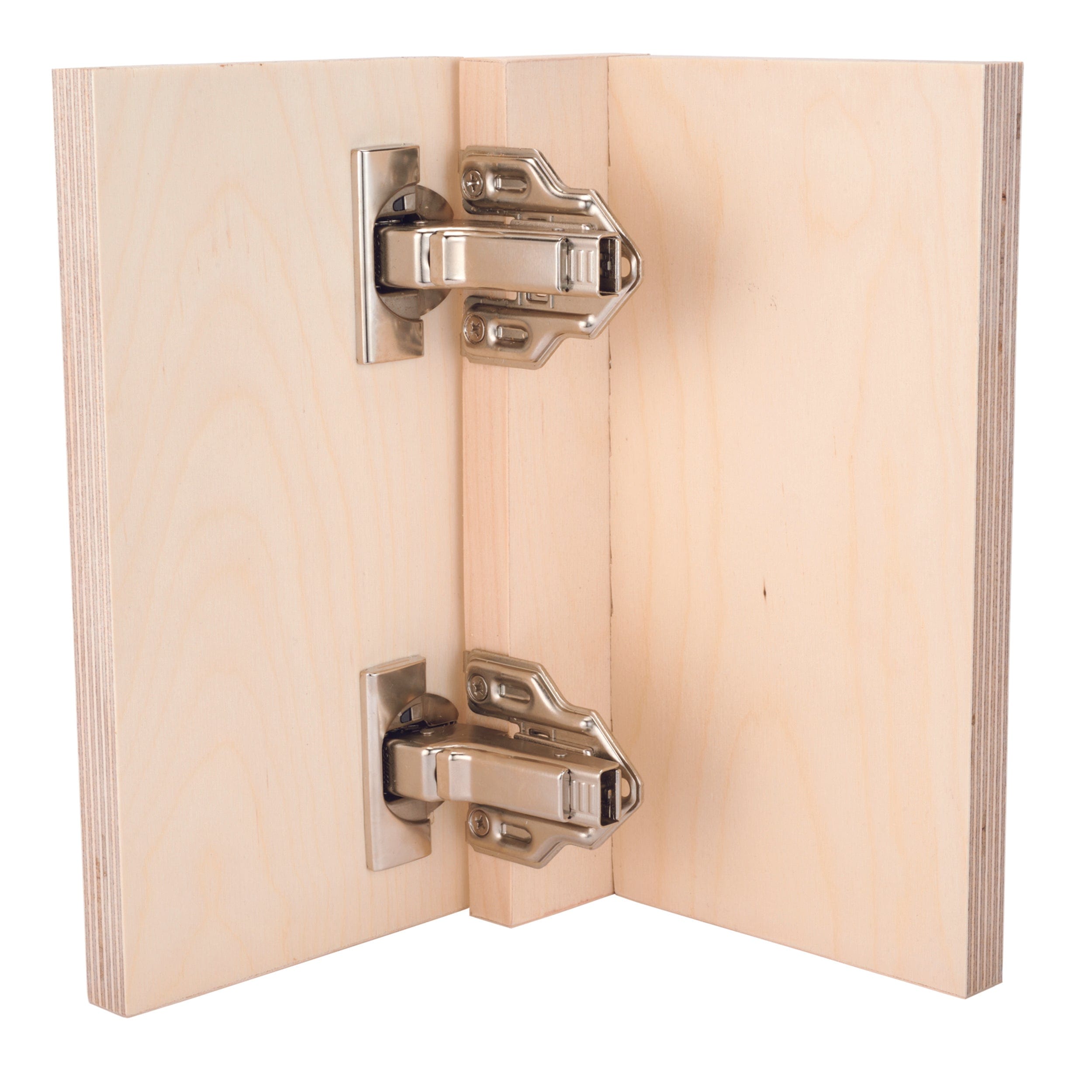 Brusso Solid Brass Quadrant Hinge 1 x 1 x 1-1/4