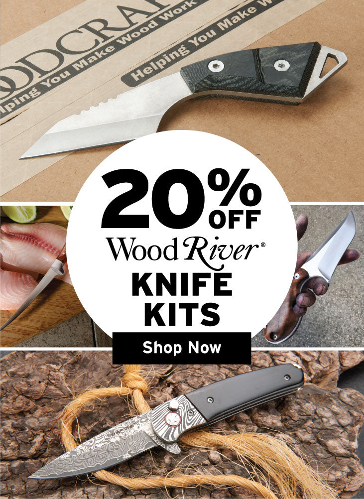 WoodRiver Fillet Knife for Hunting and Fishing - 12 - SS - Unfinished Kit