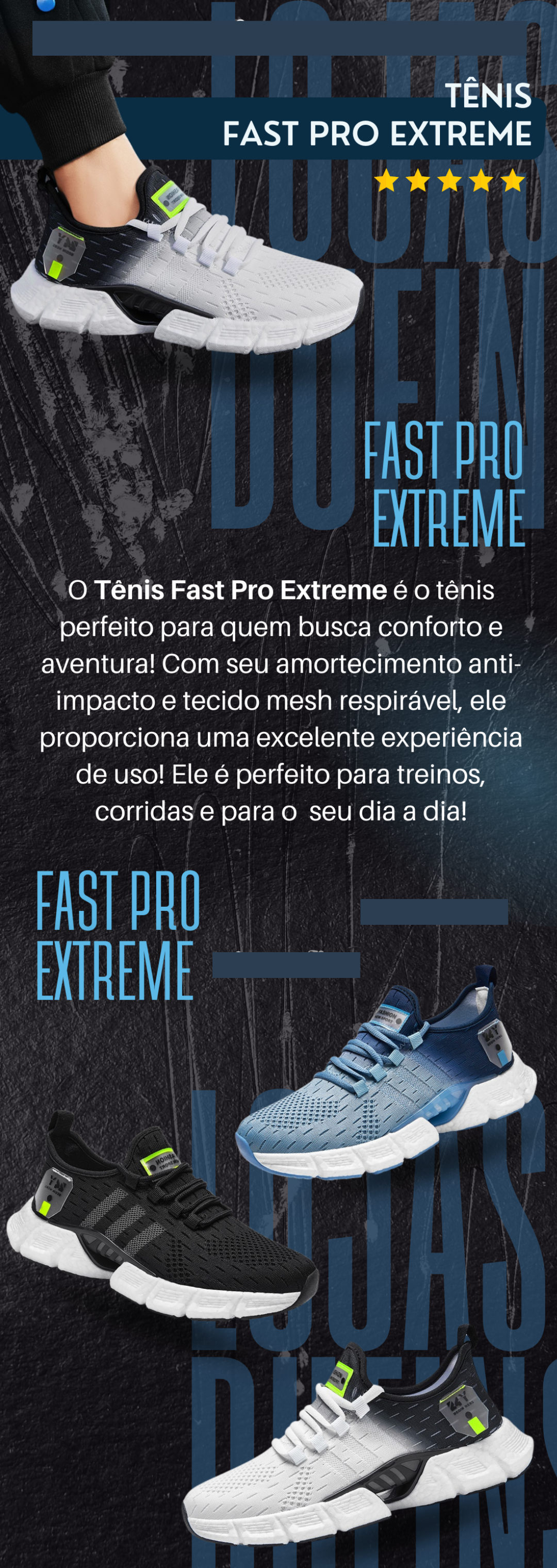 Tênis Fast Pro Extreme - Andreoli Store