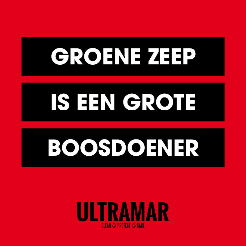 Groene zeep is een grote boosdoener