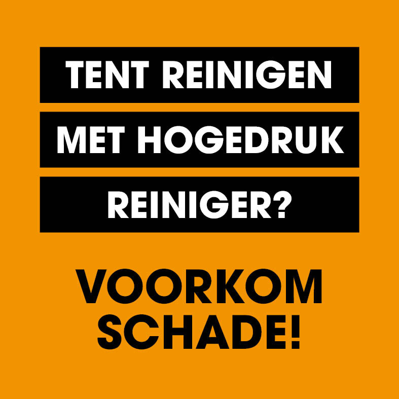 Tent reinigen met hogedrukreiniger? Voorkom Schade!